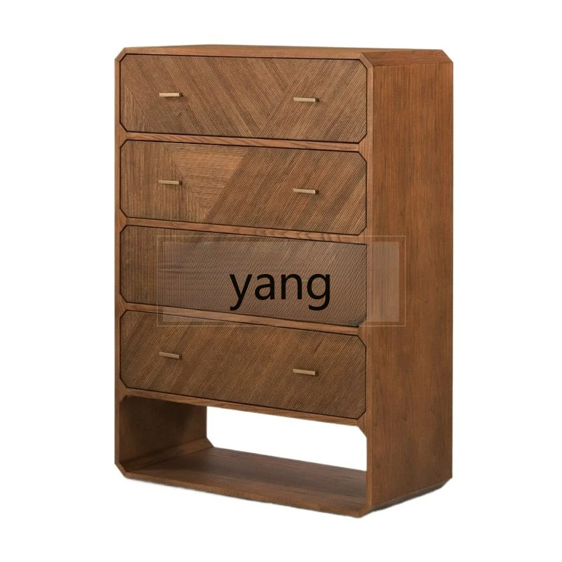 

YHM solid wood bedside medieval storage entrance cabinet