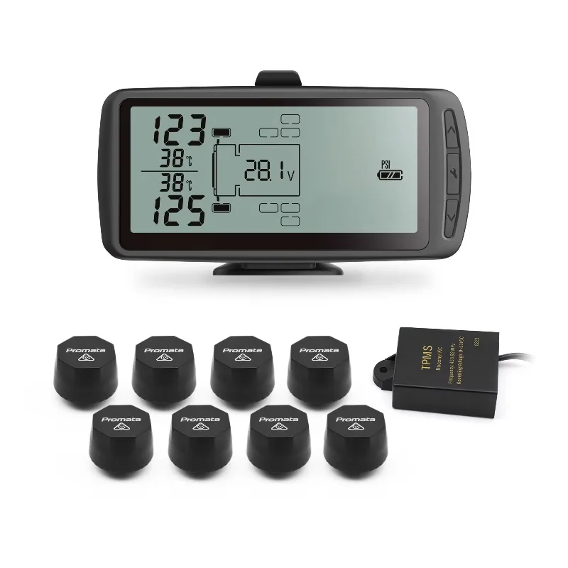 High Quality Semi Trailer Tpms Tpms Tire Pressure Monitoring Heavy Duty Truck Tpms System With External Sensor