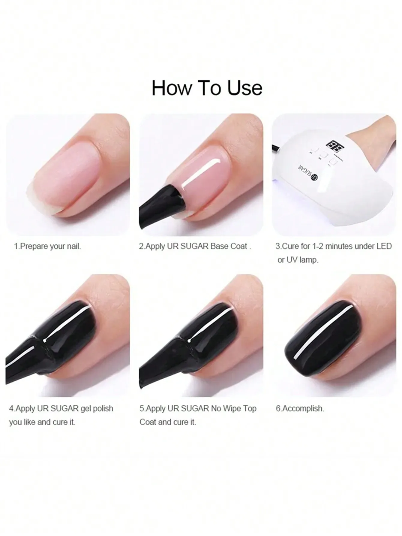 Juego de esmaltes de uñas de Gel de 6 uds., 15ML, Kit de barniz de uñas de Gel de Color Popular de verano, esmalte de Gel UV/LED para decoración de uñas de salón en casa Ch