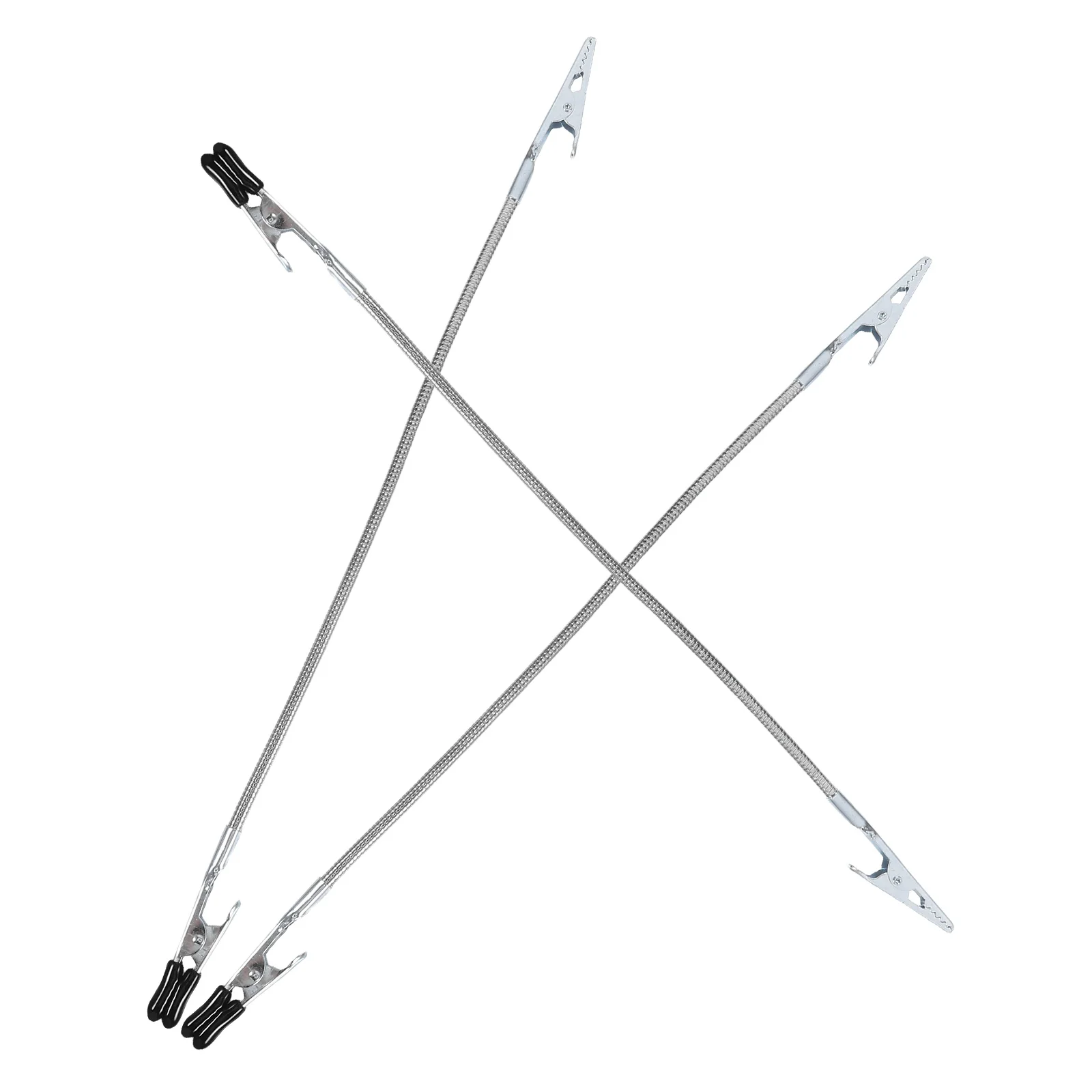 

3 шт. регулируемый помощник по пайке проволочный зажим противоскользящие металлические зажимы с резиновым покрытием компактный прочный инструмент для электроники DIY