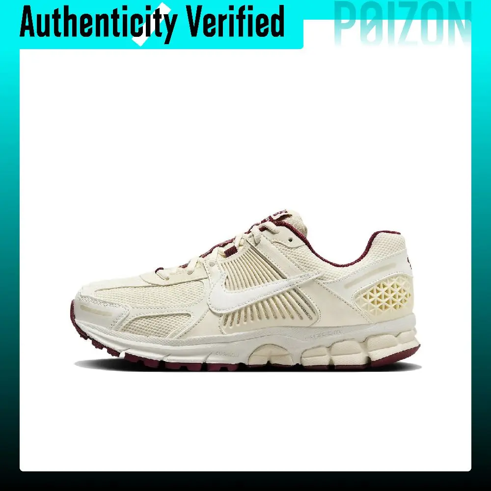 Nike Zoom Vomero 5 Low top Casual Training City Commuting Running Shoes Women's White Red HF0737-111