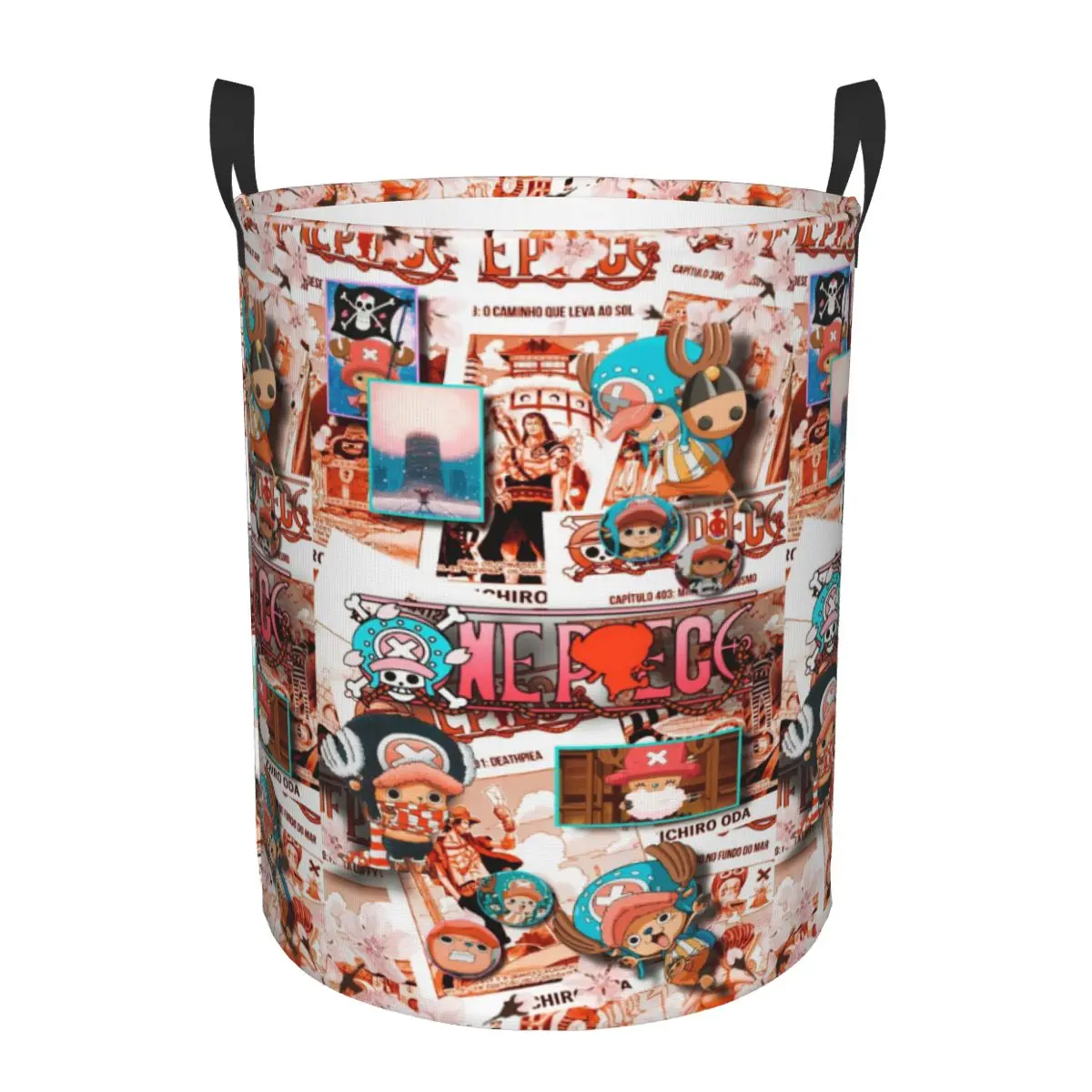 

Луффи Зоро Тони Чоппер аниме коробка для хранения игрушек прочная корзина-органайзер для детских игрушек для детской комнаты