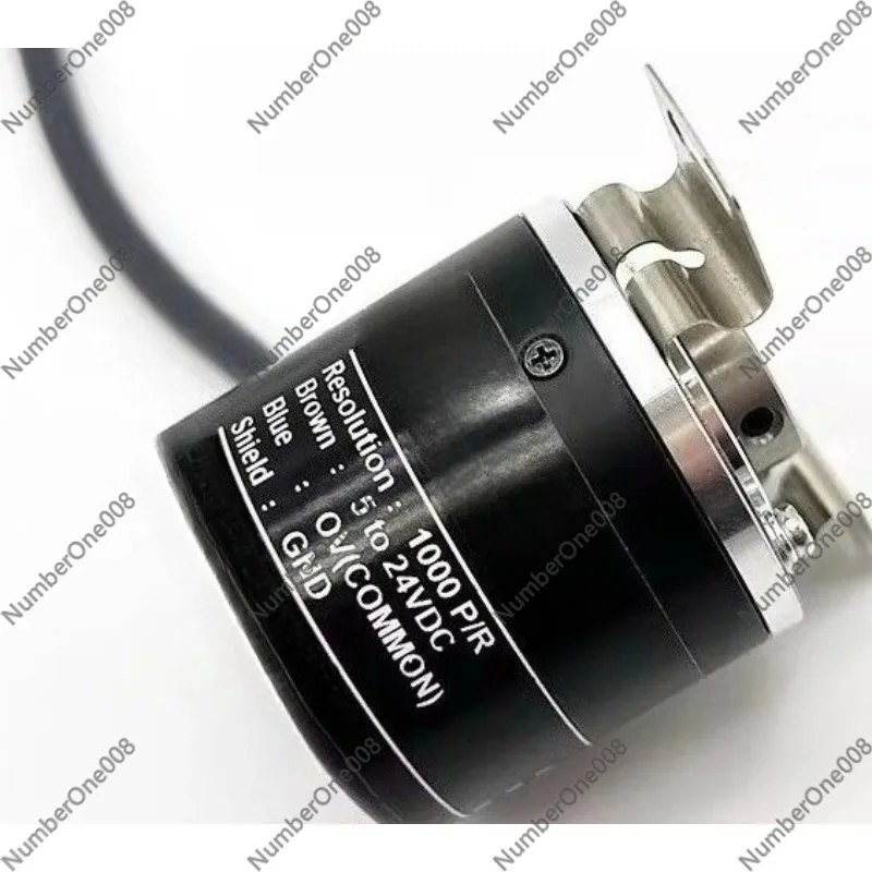 

Инкрементальный оптический энкодер с полым валом, диаметр 40 мм, посадочное отверстие 8 мм, 300-3600 импульсов на оборот, выход NPN, универсальная замена