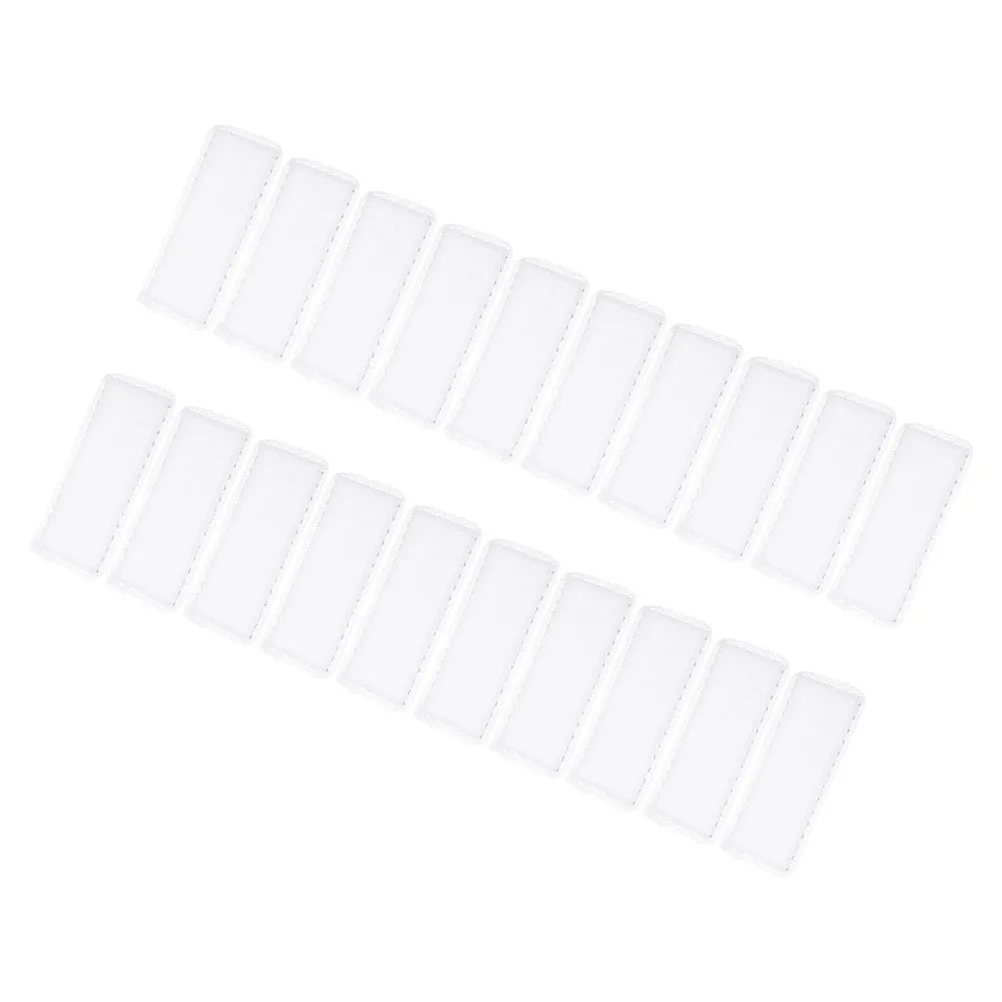 

20Pcs Blank Cross Stitch Bookmarks DIY Fabric Hollow-Out Lace Sewing Bookmarks for Crafting and Bookmark Making