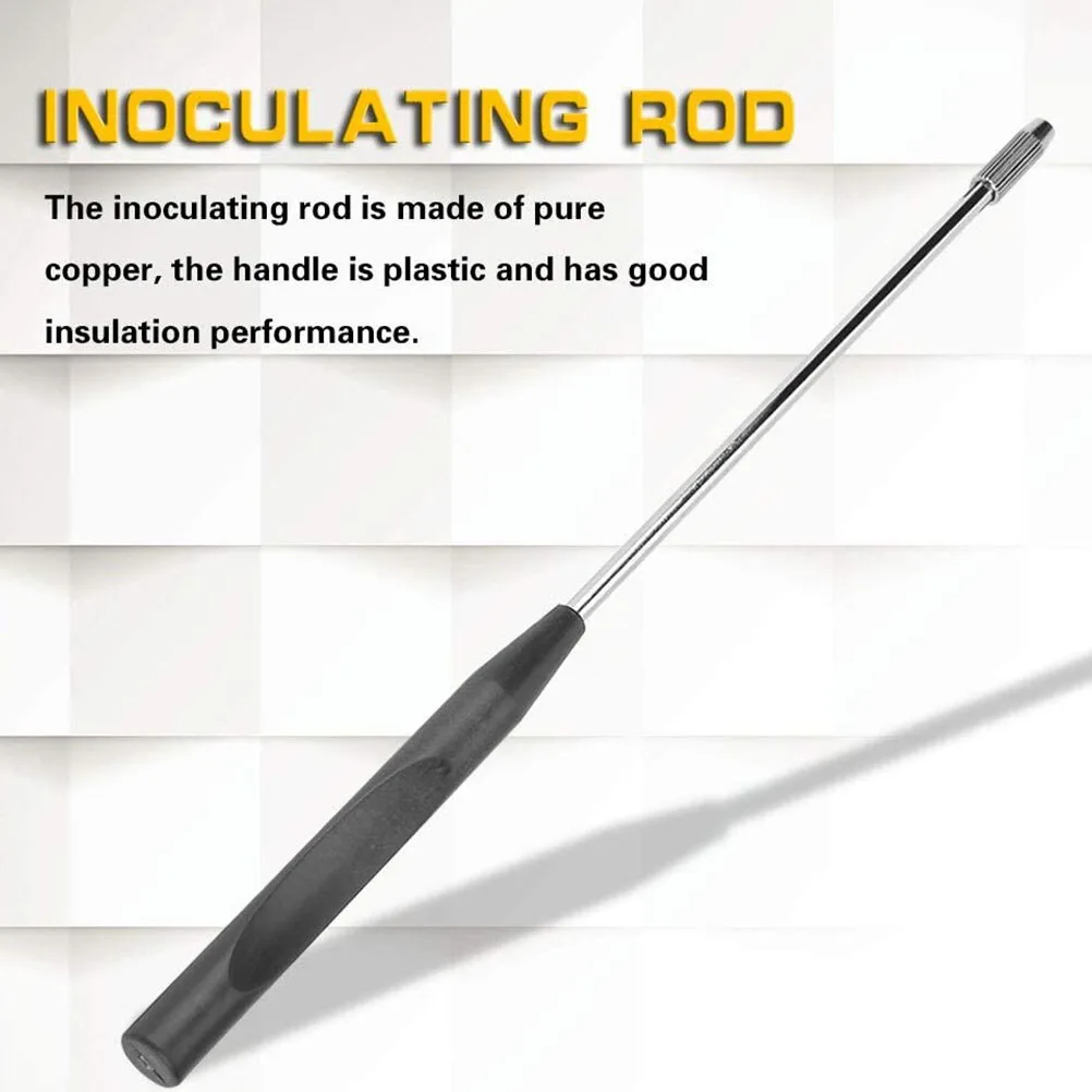 

All Copper Inoculation Rod Nickel Plated Microbiology Laboratory Tool Pure Copper Handle Plastic Insulated Replacement