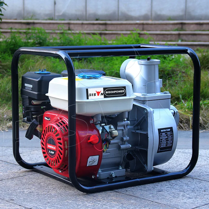 Water Pump 6.5 HP 4 Stroke High Performance Gasoline Water Pump Farmland Irrigation Machine