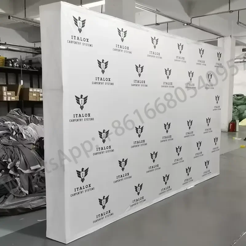 Tension Fabric Background Advertising Exhibition Booth Backdrop Stand Displaying Pop-up Banner for Trade Show Display Stand