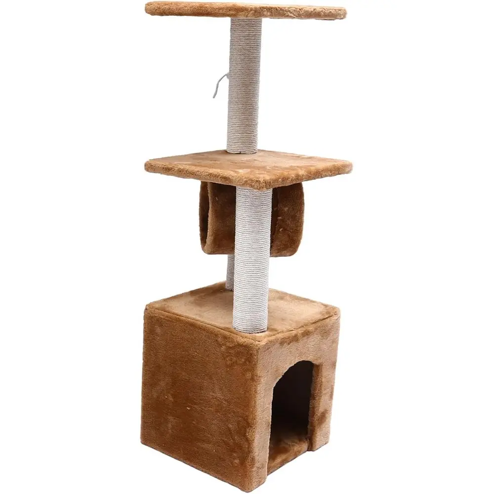 

Indoor Cat Jungle Gym with Scratching Posts, Hammock, and Playhouse for Kittens: A Cozy Activity Center