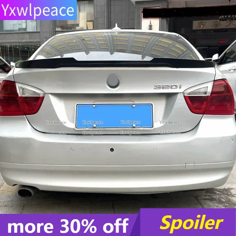 

M4 Style ABS Glossy Black Rear Trunk Lip Spoiler Car Accessories For BMW 3 Series 320i 320d E90 2005--2011