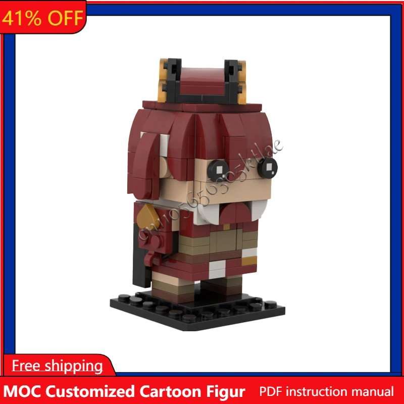 

186Pcs MOC Movie Characters Collect Series Houshou Brickheadzes Model DIY Creative Puzzle Birthday Cartoon Anim Figures Toy Gift