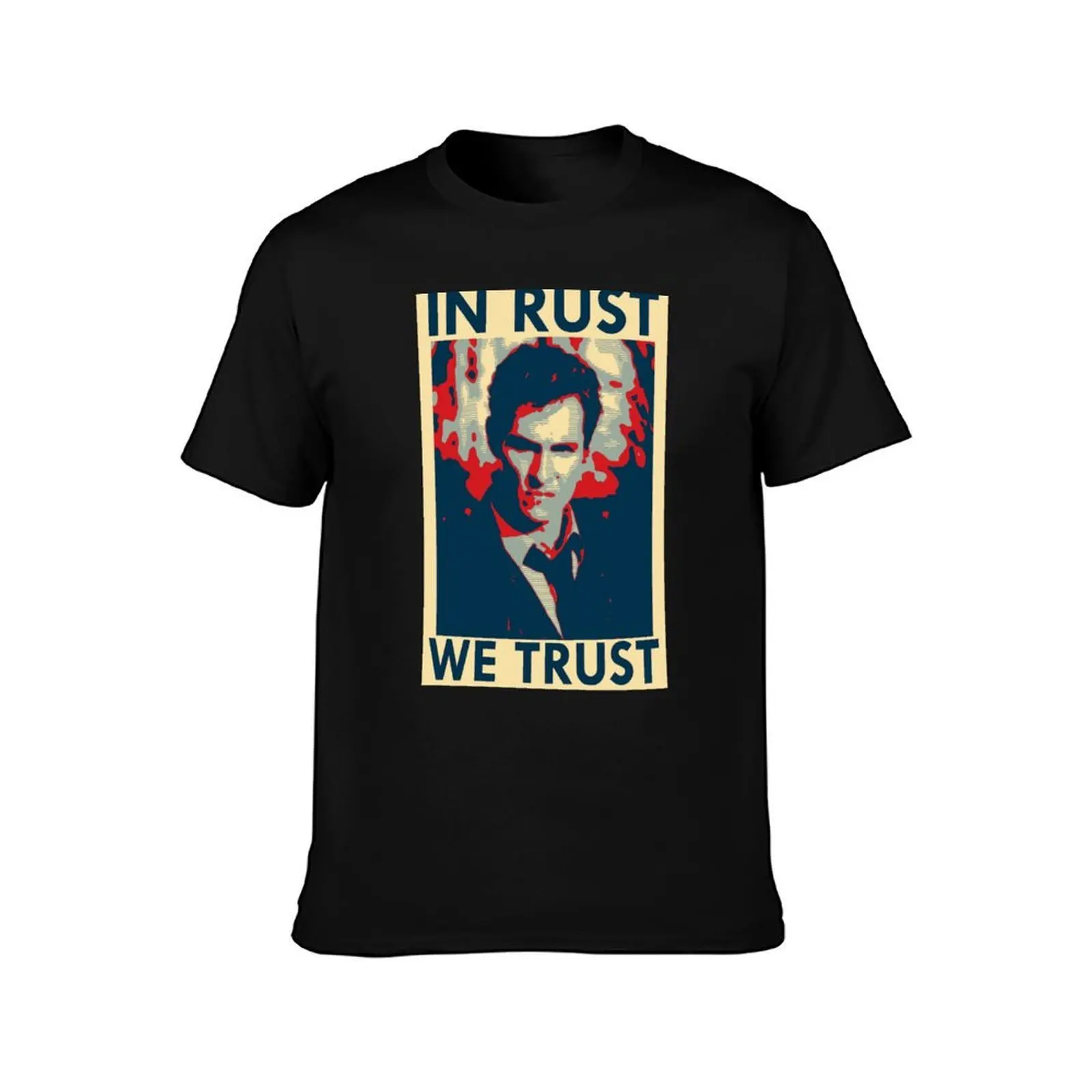 Iconic - In Rust We Trust T-Shirt Large Size Casual Short Sleeve Top