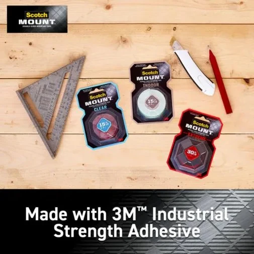 3M Scotch Outdoor tape High Strength Double-Sided Adhesive Waterproof Tape Outdoor&Indoor Permanently Attaches