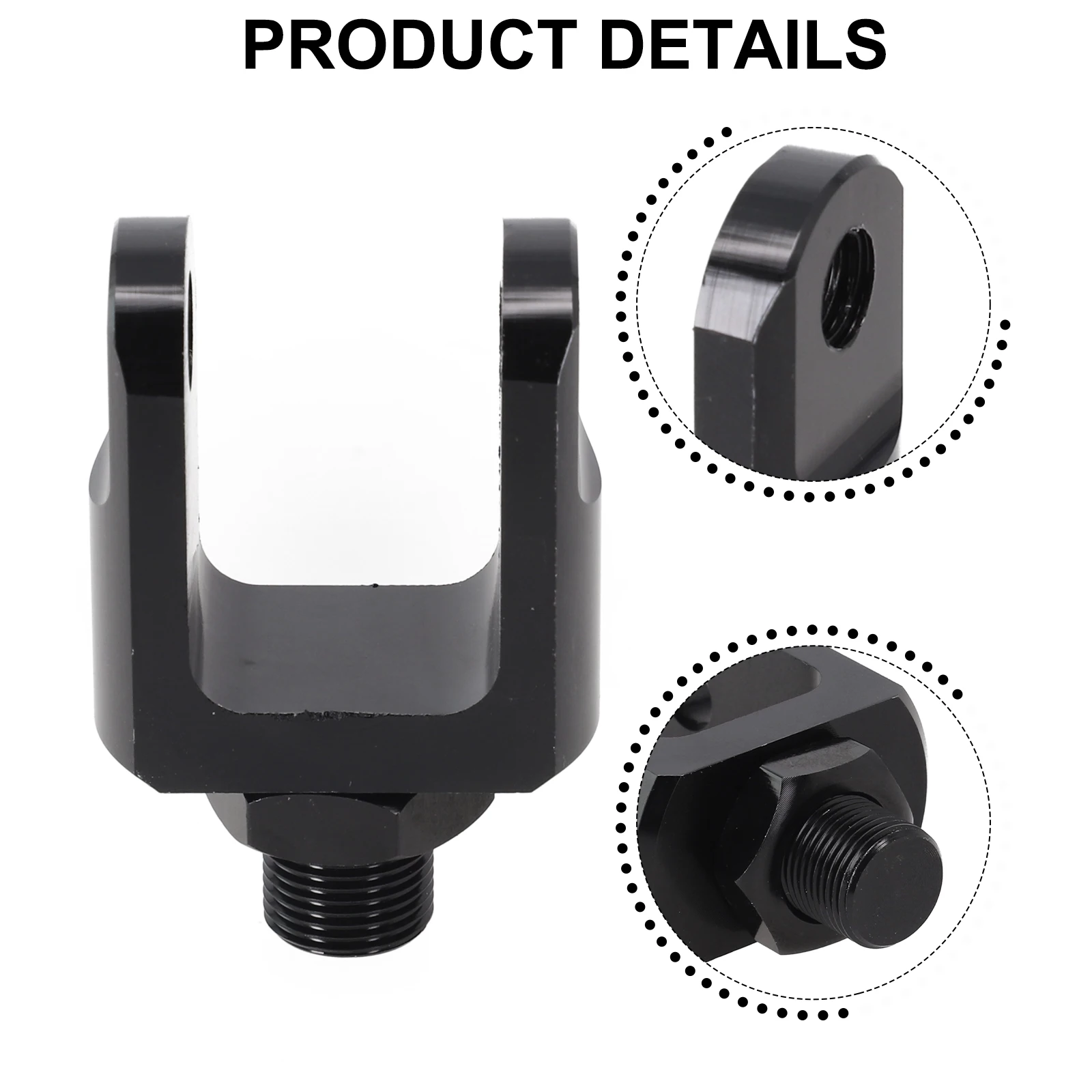Round End Adapter Shock Widened Lower Accessories Easy Installation Fork Head Motorcycle Long Lasting Round End