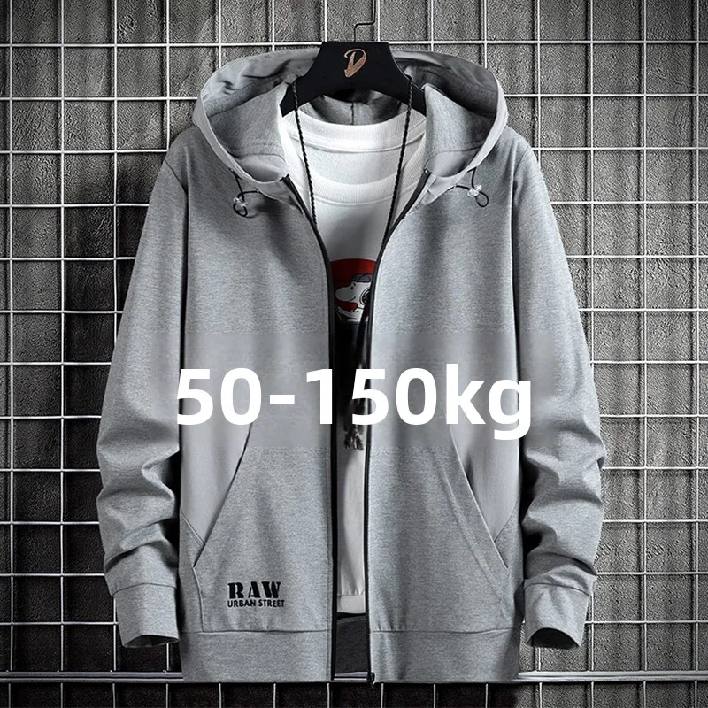 

Мужская повседневная спортивная куртка больших размеров, весенне-осенняя, новая, на флисовой подкладке, с капюшоном, на молнии, с длинными рукавами, толстовка