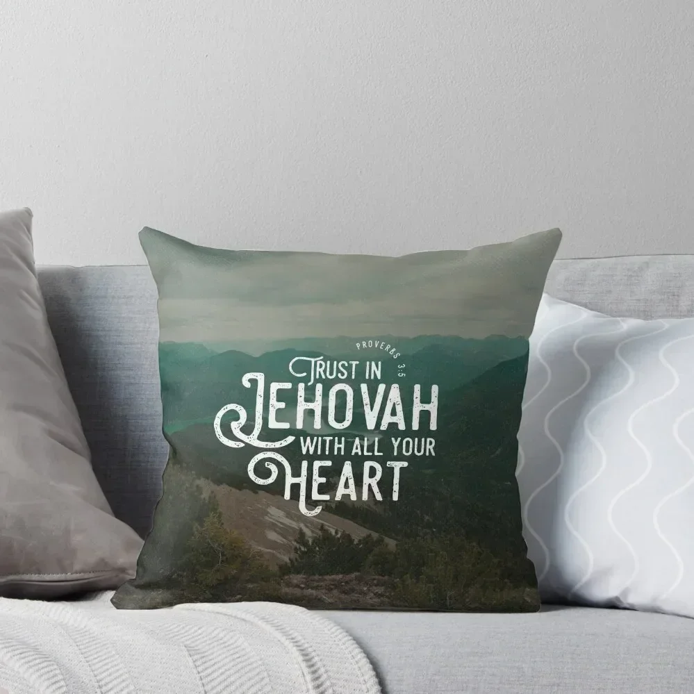 PROVERBS 3:5 Throw Pillow Sofa Decorative Covers luxury home accessories Throw Pillow Covers pillow