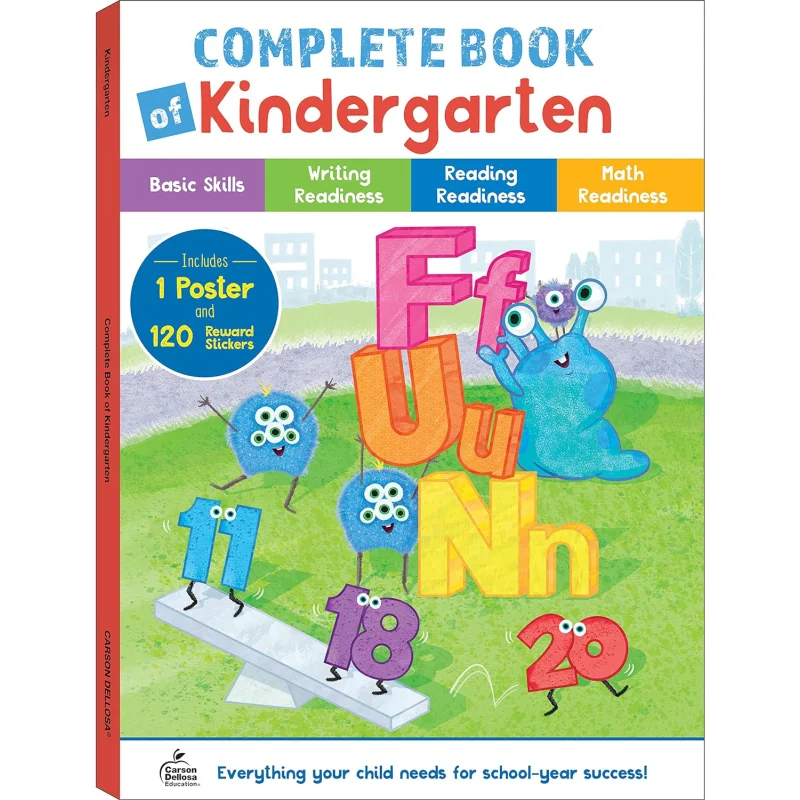 Carson Dellosa The Complete Book Of Kindergarten Workbook Carson Dellosa Education Carson Dellosa Education 9781483862378 Book