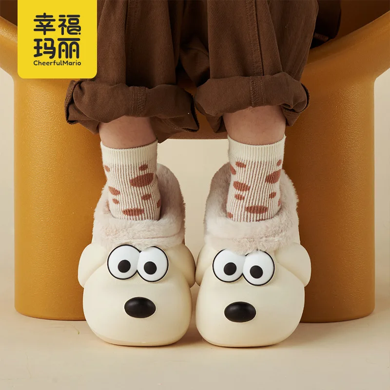 Winter Kids Slippers Indoor Shoes for Boys Toddler Girls Soft Warm Non Slip Floor Children Shoes EVA winter girls shoes