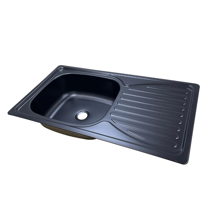 Black Coating Stainless Steel Kitchen Sinks for RV Camper Van Caravans Motorhome