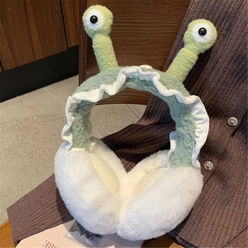 Cartoon Stuffed Shape Plush Earmuff Adult Elastic Ear Warmer Winter Cold Winter Presents for Students Teens Skiing