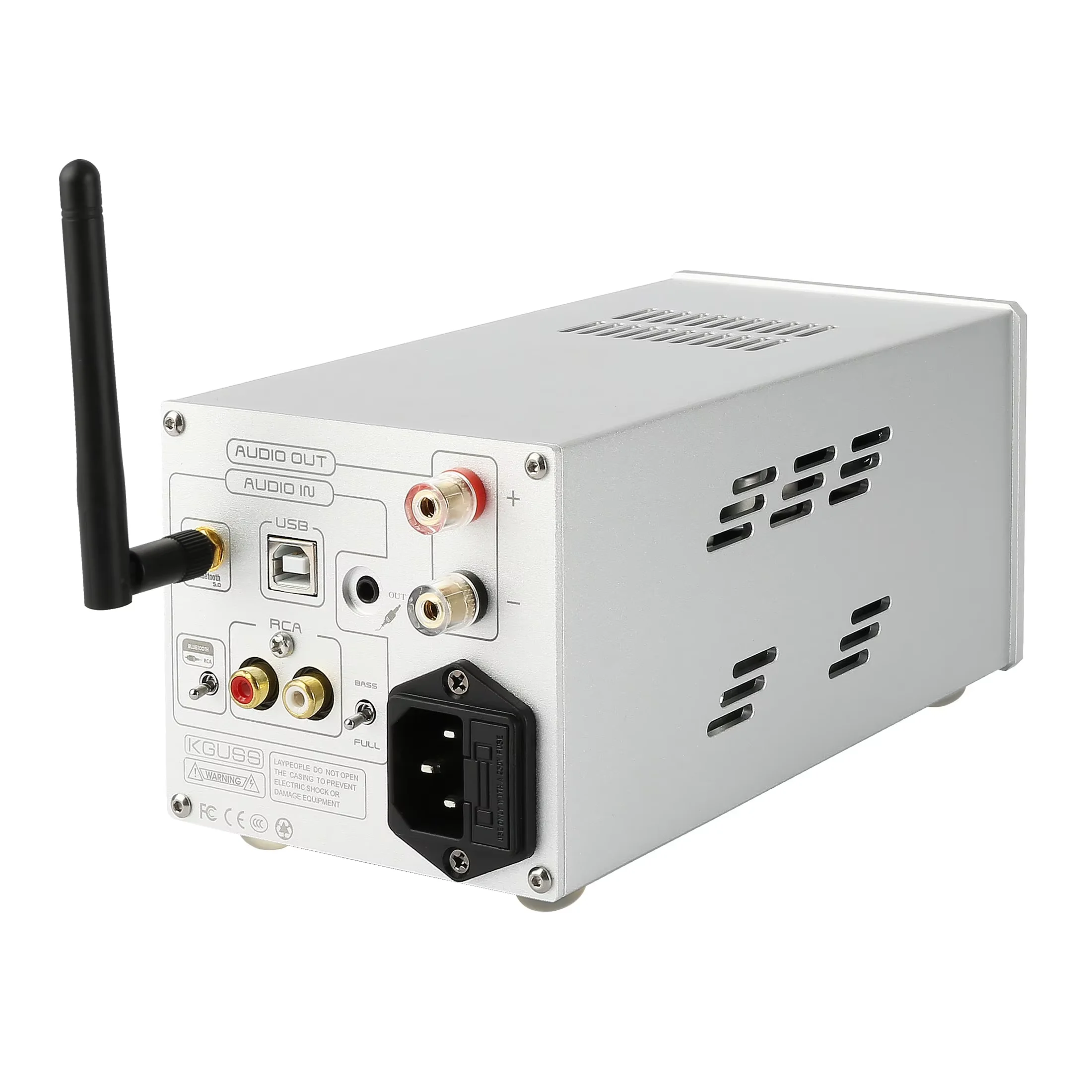 KGUSS G600 TPA3255 Bluetooth 600W full -frequency/bass cannon single -channel high -power vertical power amplifier