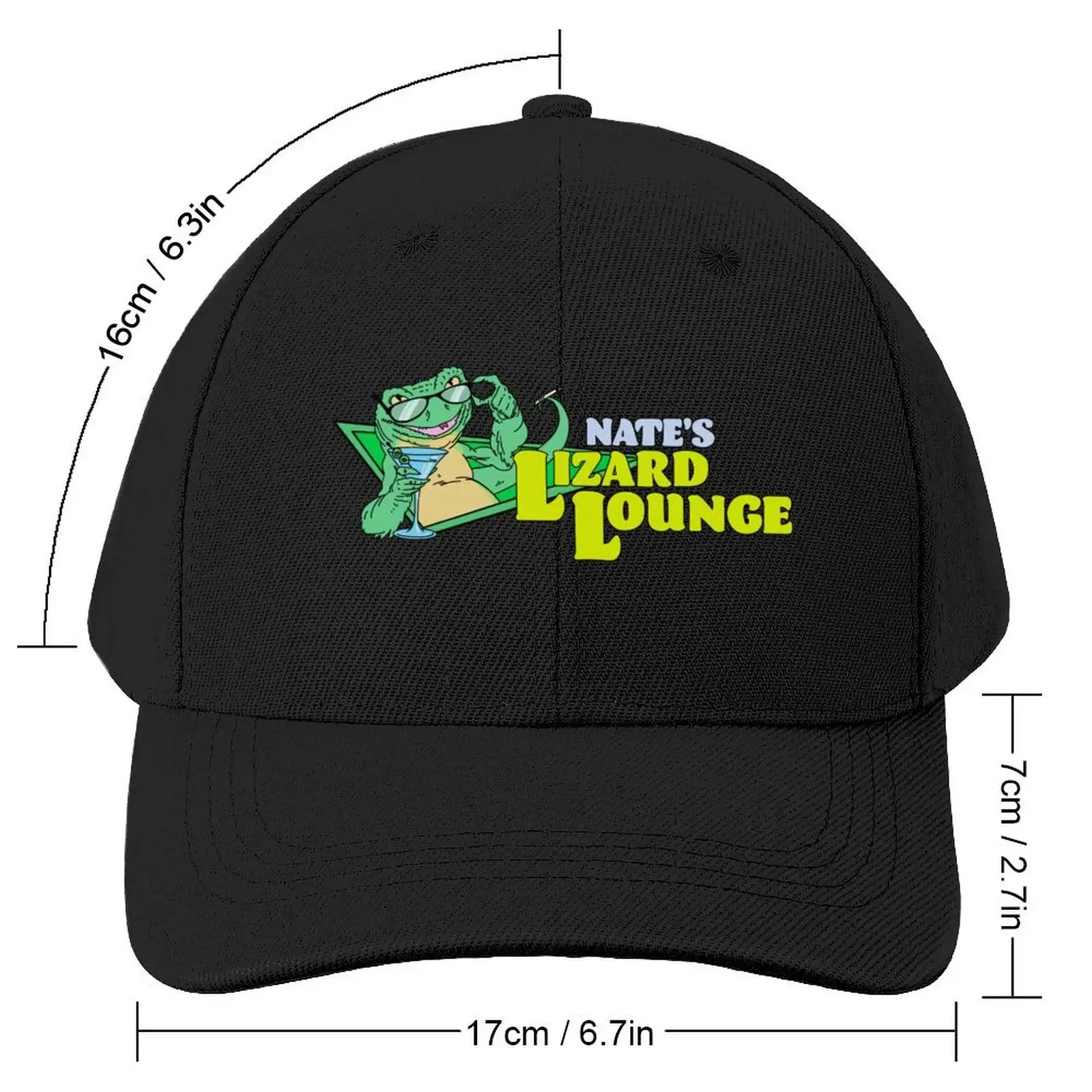 Nates Lizard Lounge The Rehearsal Logo Baseball Cap Snapback Cap Brand Man cap Beach Custom Men Hats Women's