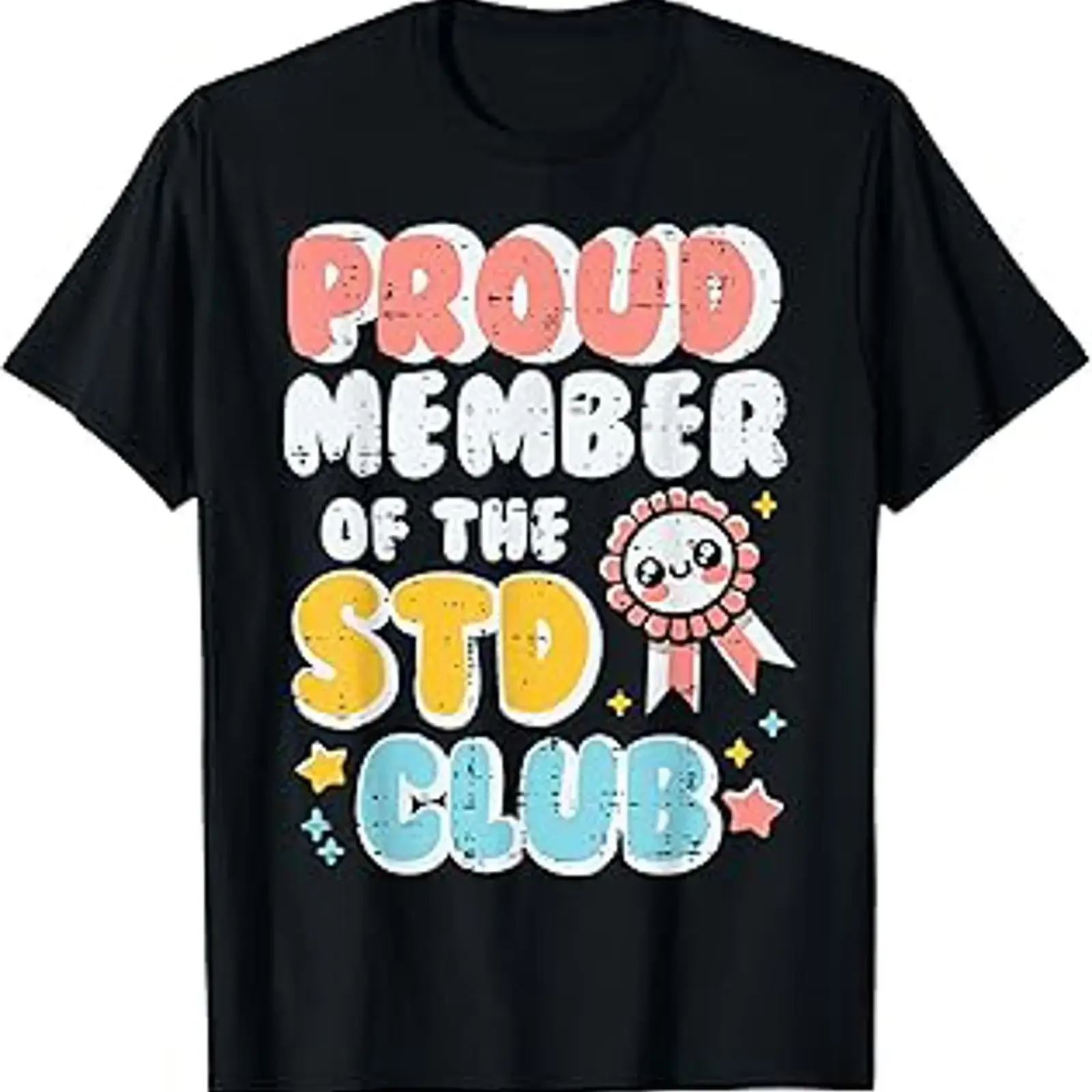 Inappropriate Proud Member of Club Humor Joke T Shirt vintage Washed Unisex Breathable Comfortable Versatile Soft