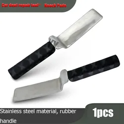 Car Dent Repair Tool Paintless Dent Repairing Knock Pads Rubber Handle Strong Stainless Steel Backing Plate Body Dent Removal
