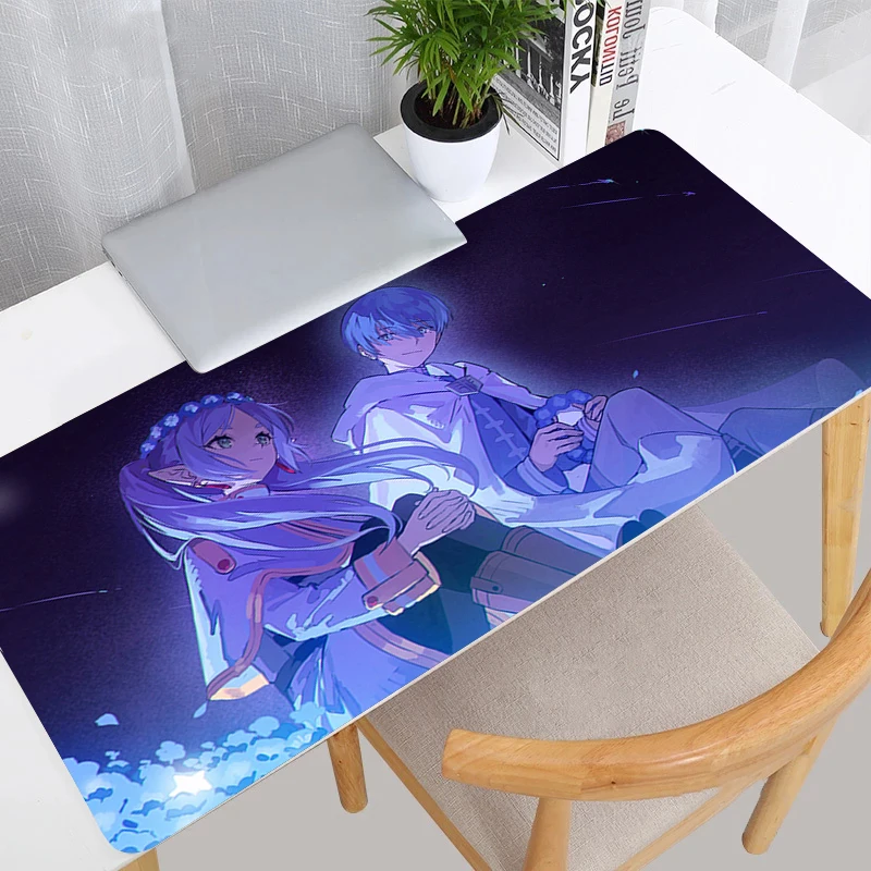 Hot Mouse Pads Large Extended Non Slip Gamer Desk Mat anime F-frieren Beyond Journey End kawaii