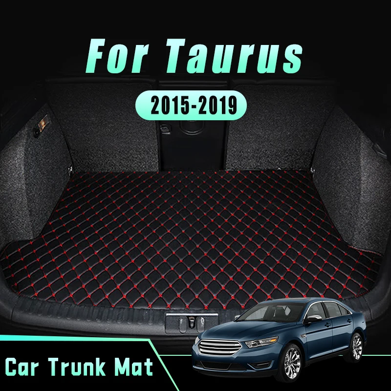 

Leather Car Trunk Mat For Ford Taurus 2015 2016 2017 2018 2019 Auto Accessories Trunk Tray Cargo Liner Storage Carpet