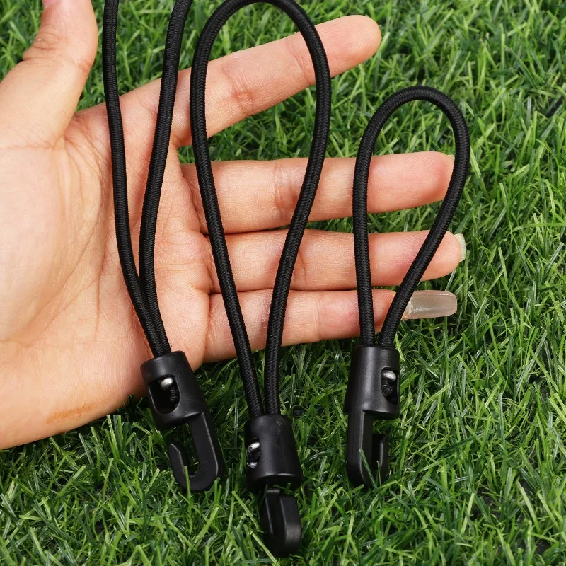 20–5 Stück elastische Bungee-Seile mit Haken, Mehrzweck-Bungee-Seile für Camping, Gepäck, Fahrräder, Autos, hohe Elastizität, feste Kordelbinder – Detail 9