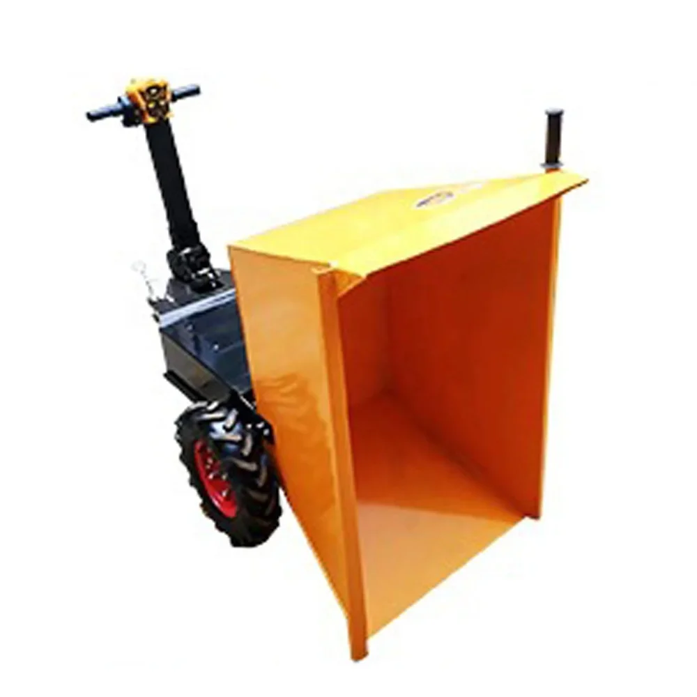 Mini Track Dumper Trailer Electric Wheelbarrow Dumper Mini Site 3 Wheel Walk Behind Dumper