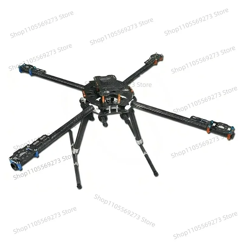 650mm Foldable Quadcopter Frame 3K Carbon Fiber Portable Drone Aerial Photography Surveillance Mapping Parts