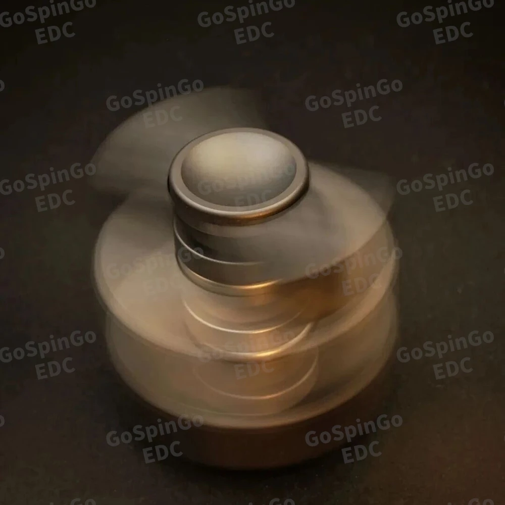 T·CITY EDC 피젯 스피너 스테인리스 스틸 피젯 토이 성인용 메탈 오리지널 디자인 불안 완화 기구