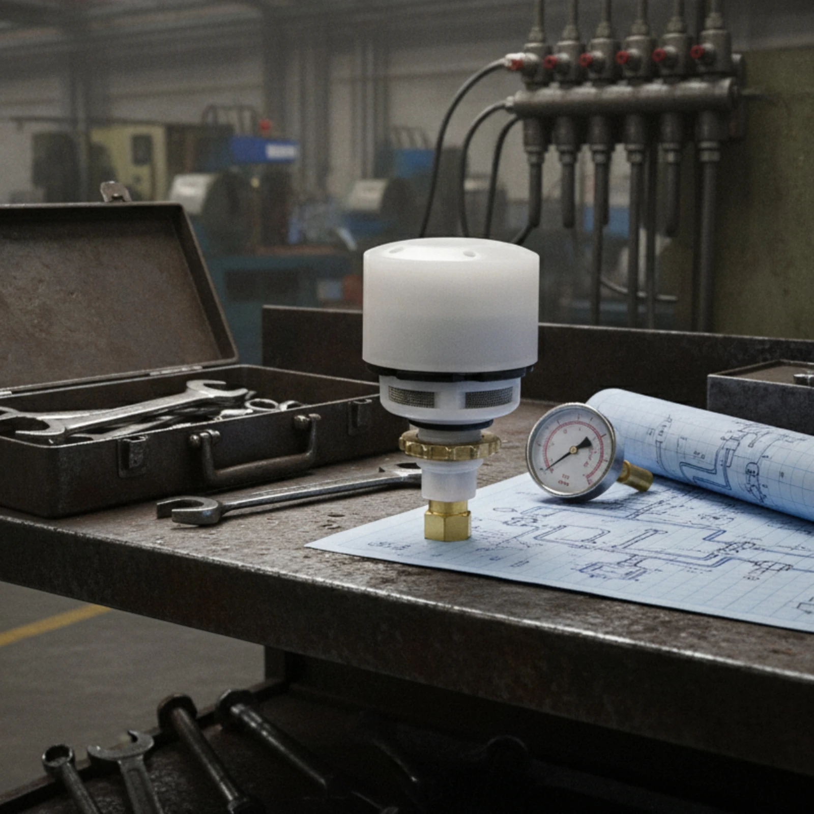 Air Supply Processor Drain Valve Precise Made Automatic Drain Valve Industrial Parts for Mechanics, Factory
