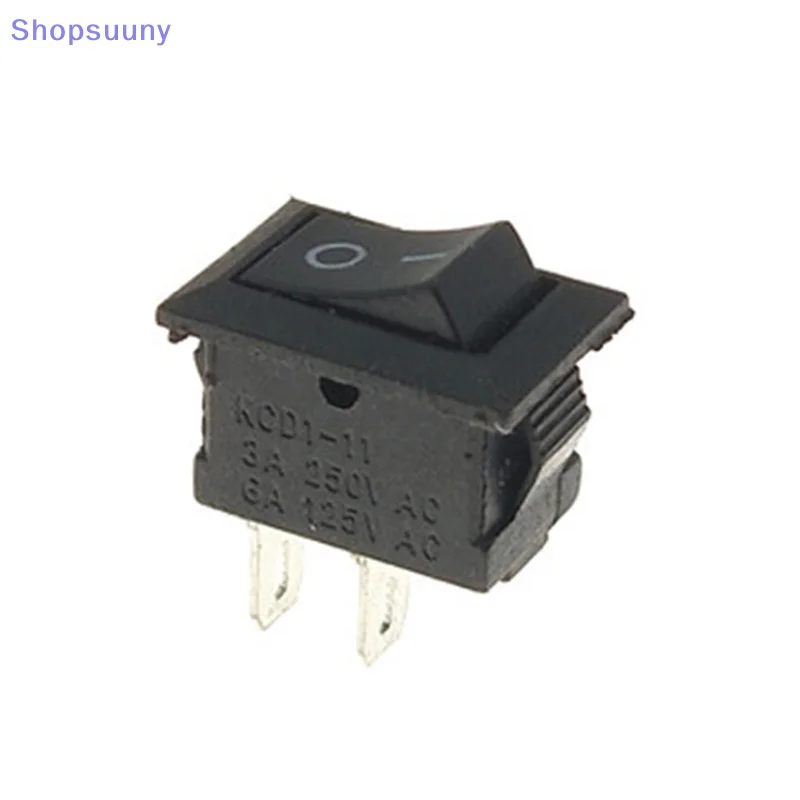 [SU]Mini 1Pcs 10*15mm 2Pin ON/OFF Boat Rocker Switch Car Truck Button Switch[SU]