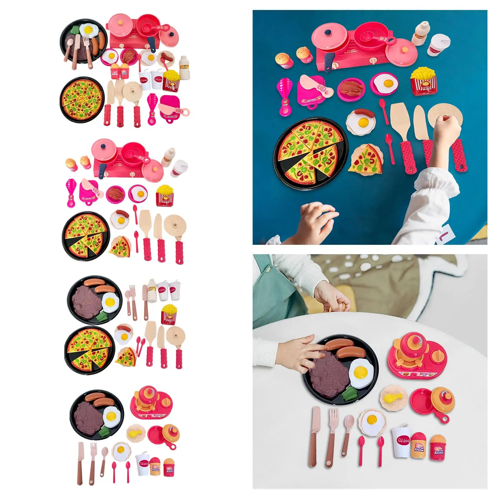 Kleinkinder-Küchenspielset, Modell, Küchenspielzeug für Mädchen, Jungen, Kleinkinder, Geburtstag