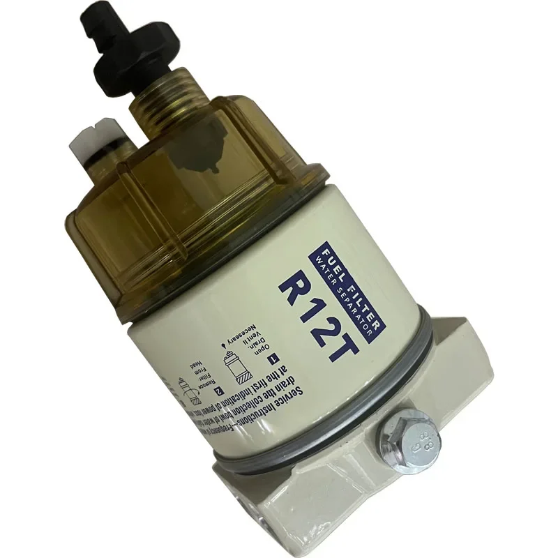 

The new R12T marine oil water separator is suitable for Yamaha Mercury Suzuki Yum ō ng outboard engine speedboats