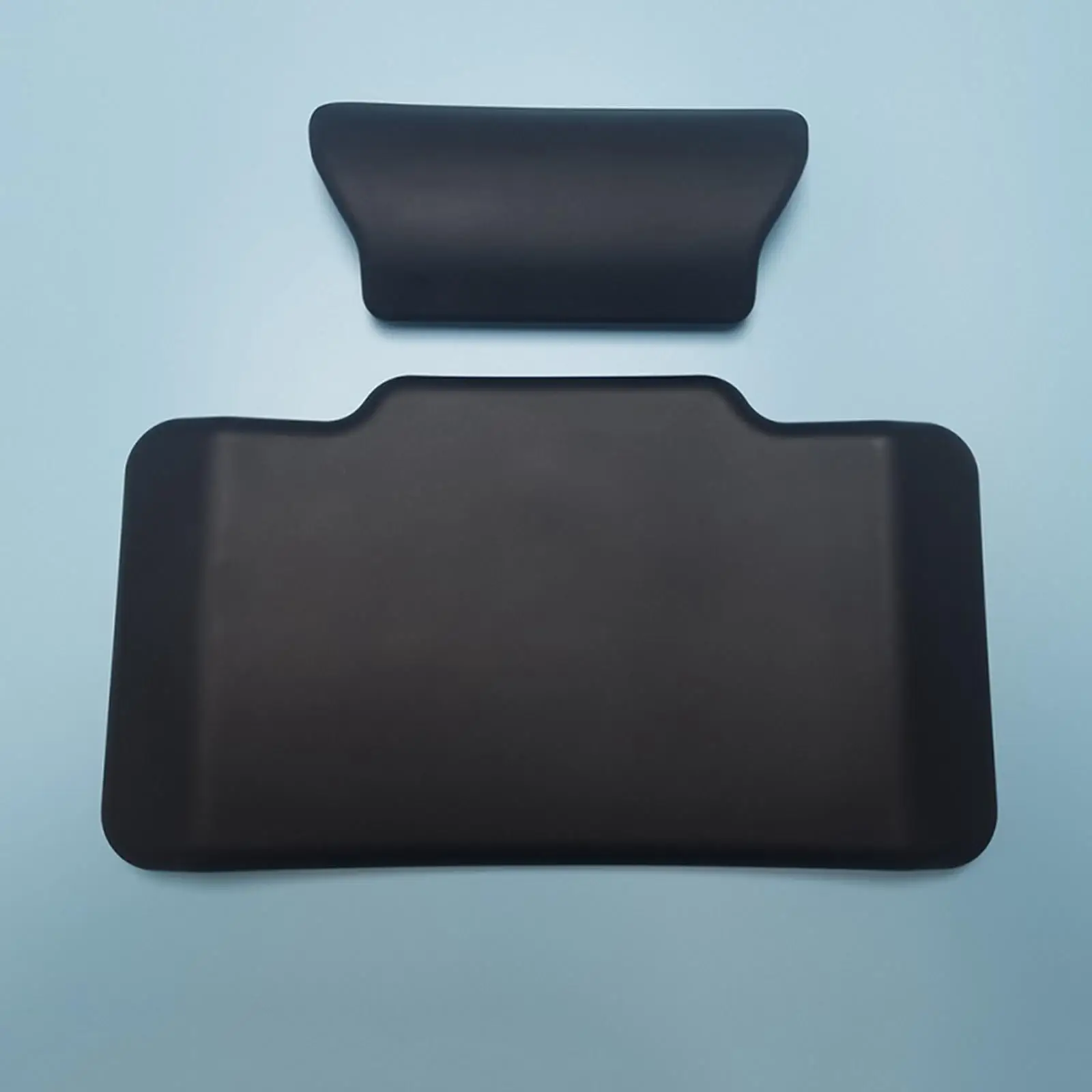 Motorcycle Back Cushion Passenger Backrest Pad Black Motorbike Parts for