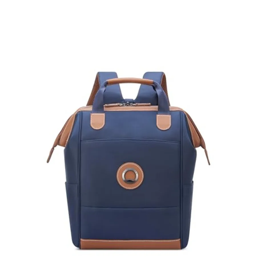 

Сумка-рюкзак DELSEY Paris Chatelet 2.0 для путешествий и бизнеса, легкая, из полиэстера, темно-синяя, с двумя ручками