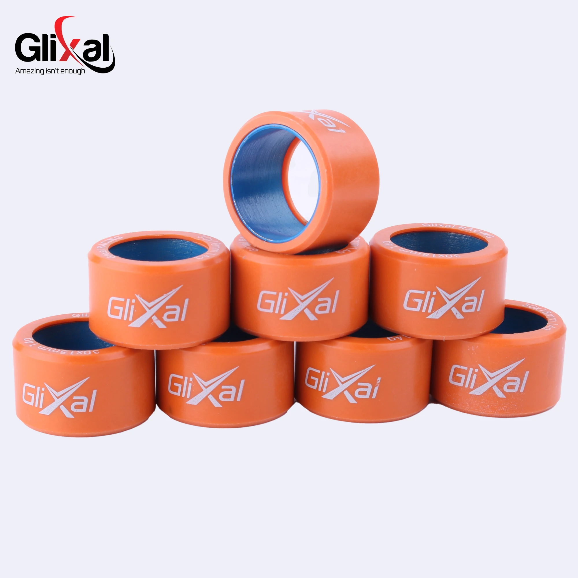 Glixal 30x18mm Heavy-Duty Racing Variator Roller Weights for CFMOTO X5 X6 X8 CF500 Suzuki Kingquad Arctic Cat 1000 ATV UTV Quads