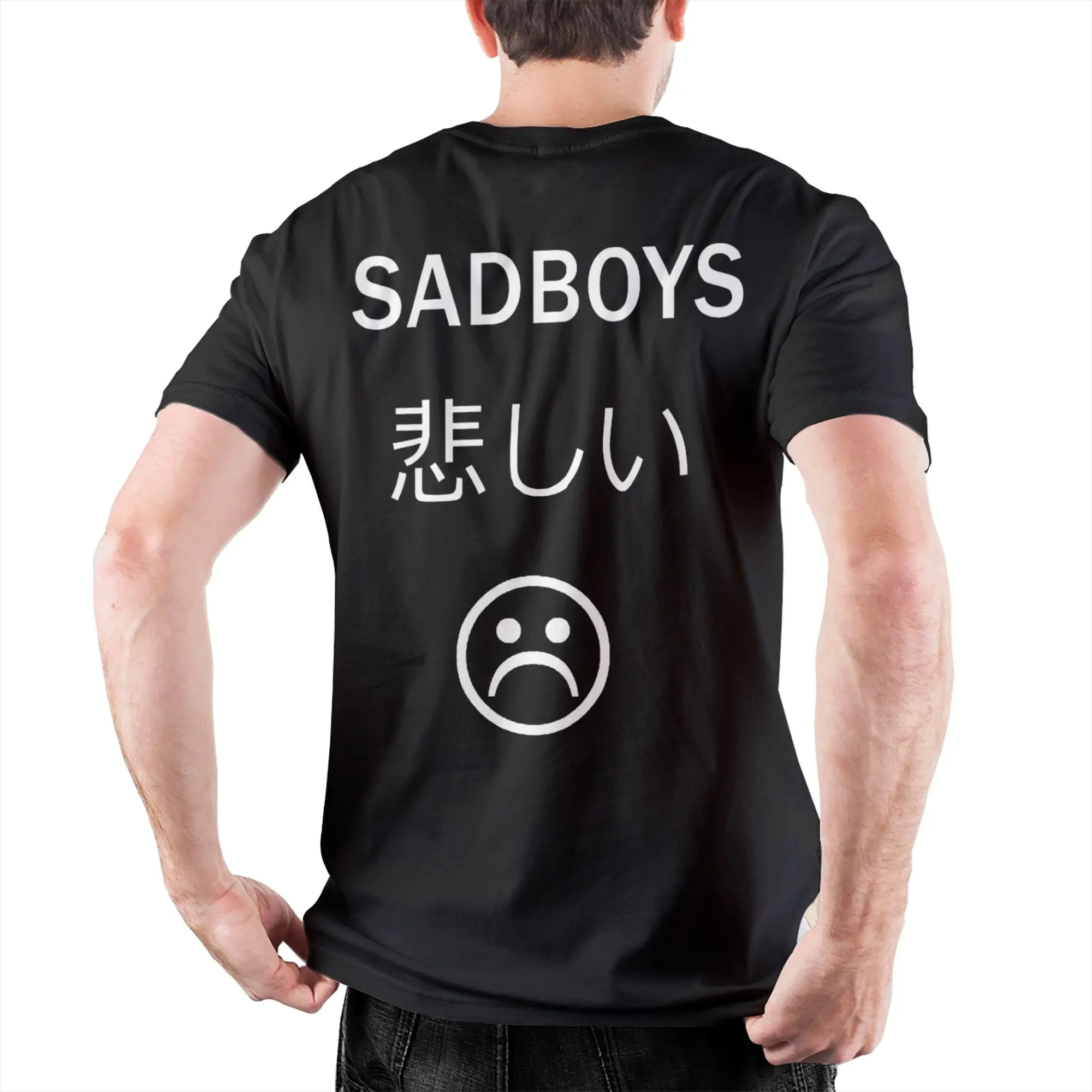 

Футболка Yung Lean SAD BOYS с принтом для мужчин и женщин, топы с круглым вырезом и короткими рукавами, хлопковые летние топы