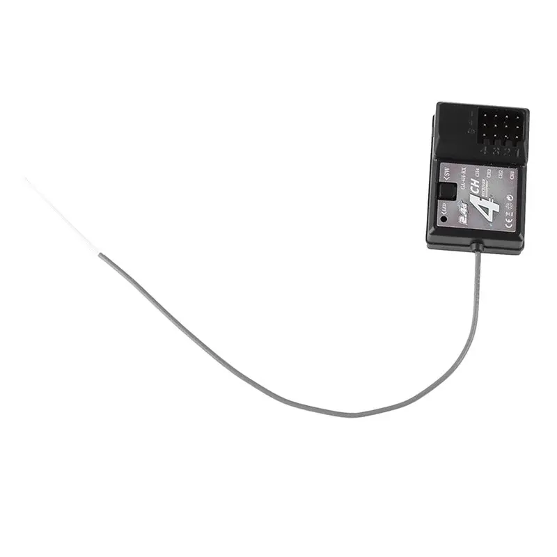 AS96-3X GA-4H-TX 4CH 2.4Ghz Remote Control Digital Radio Transmitter Wire For 1/8 1/10 1/16 1/32 RC Car Boat Tank Crawler
