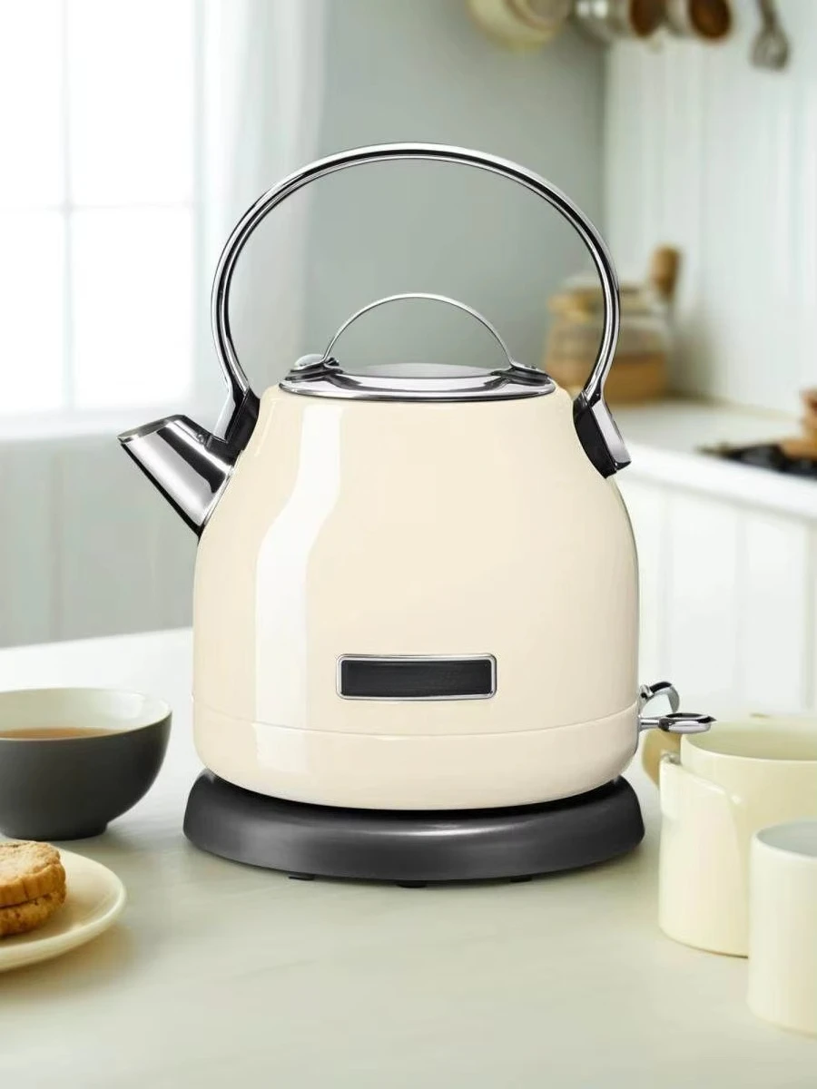 Delicate retro stainless steel electric kettle anti-dry burning automatic power failure