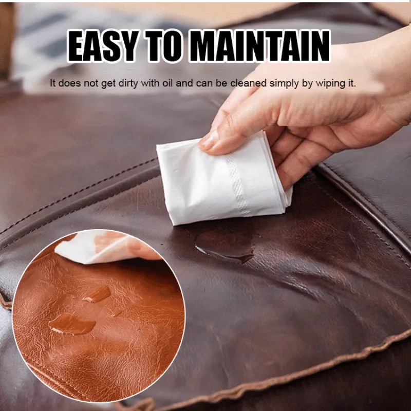 Living Room Faux Leather Sofa Dwarf Stool Unused Clothing Bag Window Bean Bag Chair Sitting Home DIY Lazy Sofa for Old Clothes image 5