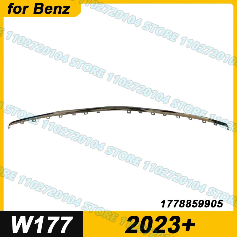 

for 2023-ON W177 A Class Mercedes-Benz Front Lower Bumper Cover Chrome Trim Molding 1778859905