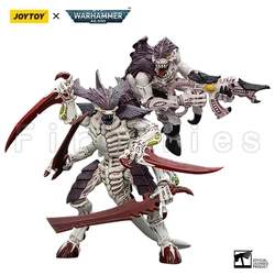 1/18 JOYTOY Action Figure 40K Tyranids Hive Fleet Leviathan Tyranid Warrior with Boneswords Anime Model Toy
