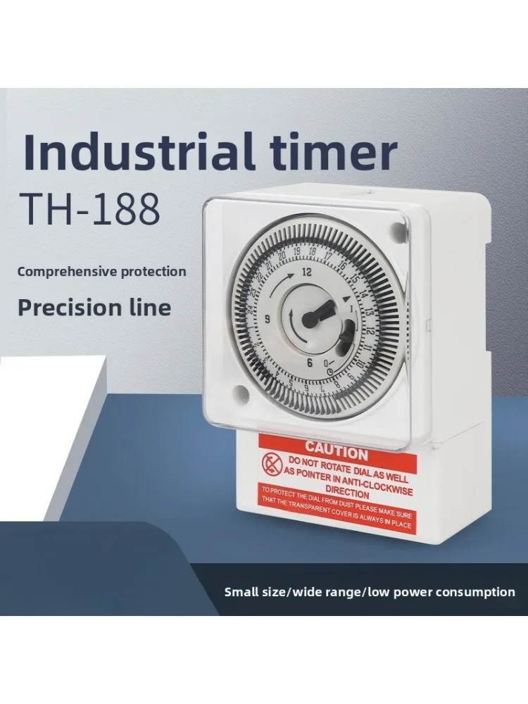 AliExpress Mechanical Time Switch 24 Hour Cycle Interval Clock Type Accurate Industrial Timer Timing Switch AC220V