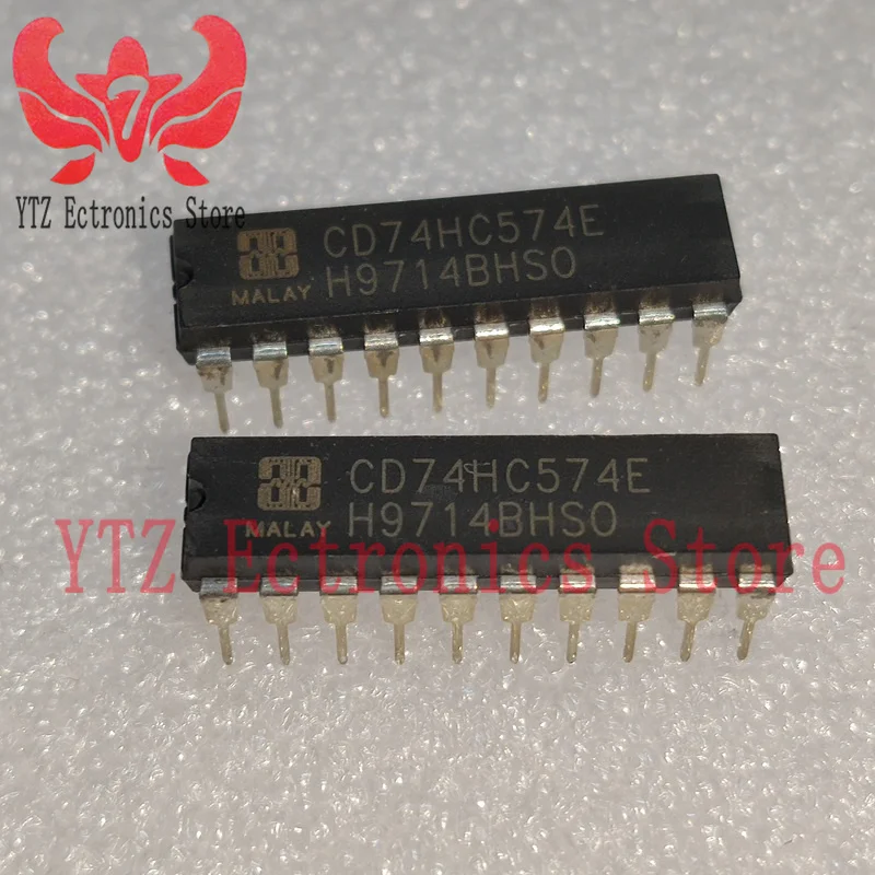 CD74HC574E   100%Original&new Flip Flop D-Type Bus Interface Pos-Edge 3-ST 1-Element 20-Pin PDIP