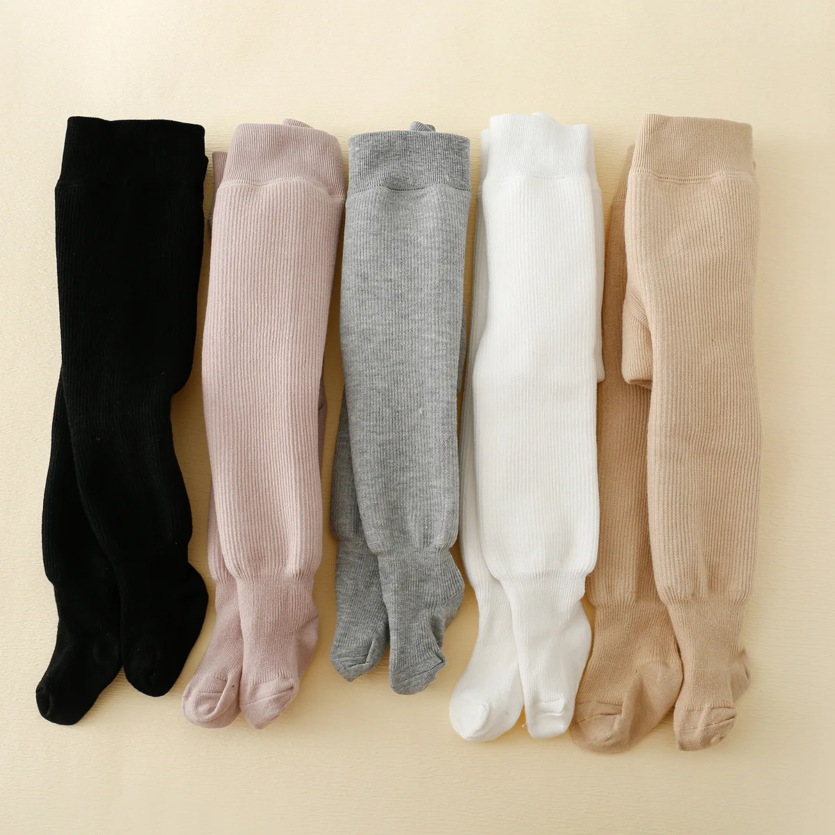 winter Infant baby girls Polar Fleece Lining stripes leggings plus thick warmth cotton Tights toddler kids Keep warm pantyhose