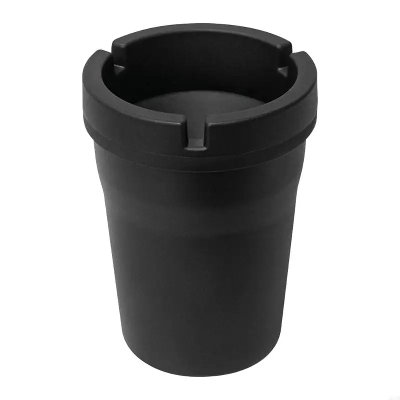 124B Cylindrical Ashtray with Lid Cigarettes Ashtrays Desktop Ashtray Plastic Ashtrays for Cigarettes Cigars Car Home